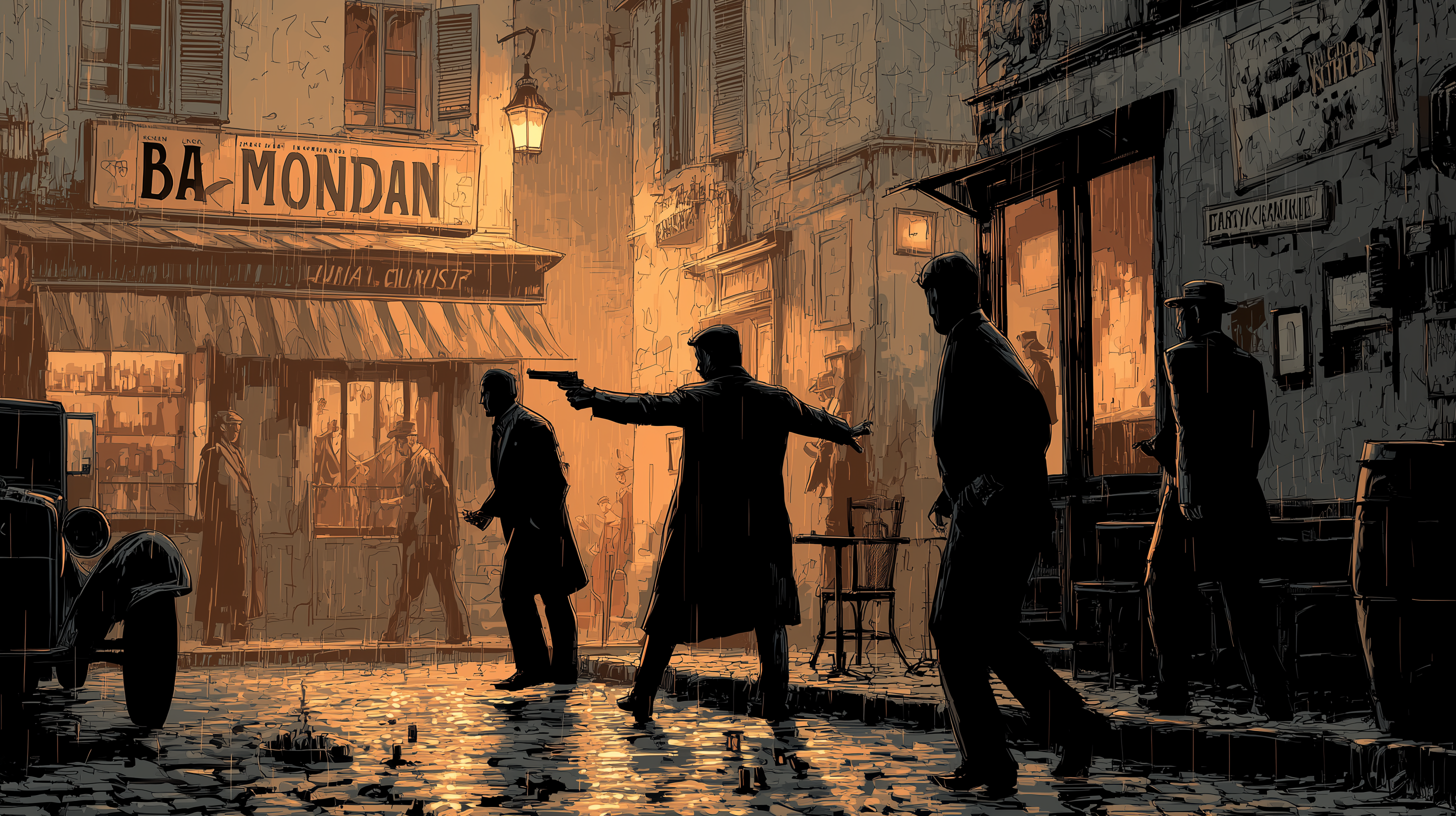 AI-generated scene from micro drama